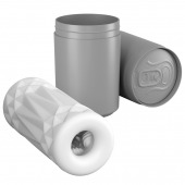 Белый компактный мастурбатор Maid Service в упаковке-банке - Baile - в Батайске купить с доставкой