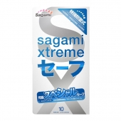 Презервативы Sagami Xtreme Ultrasafe с двойным количеством смазки - 10 шт. - Sagami - купить с доставкой в Батайске