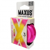 Ароматизированные презервативы Maxus Exotic Mix - 3 шт. - Maxus - купить с доставкой в Батайске