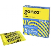 Классические презервативы с обильной смазкой Ganzo Classic - 3 шт. - Ganzo - купить с доставкой в Батайске