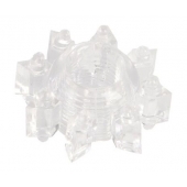 Прозрачное гелевое эрекционное кольцо-звезда - Toyfa Basic - в Батайске купить с доставкой