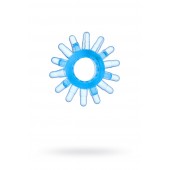 Голубая гелевая насадка с шипиками - Toyfa Basic - в Батайске купить с доставкой