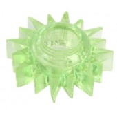 Зеленое эрекционное кольцо-солнце - Toyfa Basic - в Батайске купить с доставкой