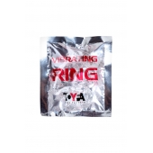 Прозрачное эрекционное кольцо с вибратором  и подхватом - Toyfa Basic - в Батайске купить с доставкой