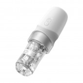 Белый автоматический мастурбатор Extra Sauce - Sauce - в Батайске купить с доставкой