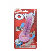 Фиолетовое эрекционное кольцо с вибрацией и пальчиком OYEAH PURPLE - Screaming O - в Батайске купить с доставкой