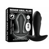 Черный массажер простаты с вибрацией, эффектом маятника и пультом ДУ - Secwell - в Батайске купить с доставкой