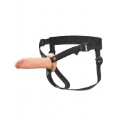 Полый страпон на ремнях 6’’ Hollow Silicone Strap-on - Pipedream - купить с доставкой в Батайске