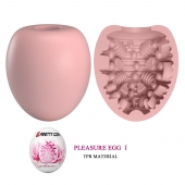 Розовый мастурбатор-яйцо Pleasure Egg I - Baile - в Батайске купить с доставкой