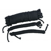 Чёрные хлопковые верёвки для бондажа - Orion - купить с доставкой в Батайске