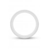 Белое люминесцентное эрекционное кольцо Silicone Glo Cock Ring - Blush Novelties - в Батайске купить с доставкой