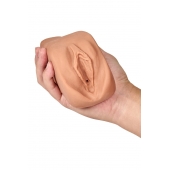 Маструбатор-вагина с вибрацией Soft   Wet Renata Realistic Tan Masturbator - Blush Novelties - в Батайске купить с доставкой