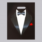 Пакет «Смокинг» полиэтиленовый с вырубной ручкой (30х40 см) - UPAK LAND - купить с доставкой в Батайске