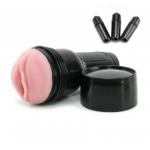 Мастурбатор-вагина Fleshlight - Vibro Pink Lady Touch с вибрацией - Fleshlight - в Батайске купить с доставкой