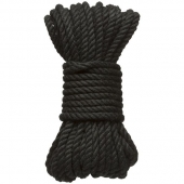 Черная верёвка для связывания и фиксации Bind Tie - 9,14 м. - Doc Johnson - купить с доставкой в Батайске
