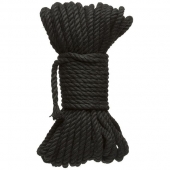 Черная верёвка для связывания и фиксации Bind Tie - 15,24 м. - Doc Johnson - купить с доставкой в Батайске