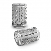 Прозрачная насадка с бороздками STAY HARD COCK SLEEVE 04 CLEAR - Blush Novelties - в Батайске купить с доставкой