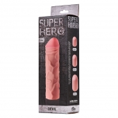 Фаллоудлинитель SUPER HERO Dewil - 17,5 см. - Lola Games - в Батайске купить с доставкой