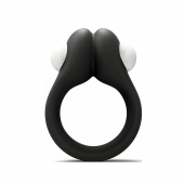 Черное эрекционное кольцо Zippy Vibrating Ring With Bullet - Adrien Lastic - в Батайске купить с доставкой