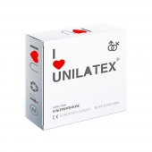 Ультратонкие презервативы Unilatex Ultra Thin - 3 шт. - Unilatex - купить с доставкой в Батайске