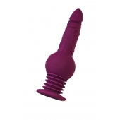 Фиолетовая мини-машина для секса Striker с пультом ДУ - 23,5 см. - ToyFa - купить с доставкой в Батайске