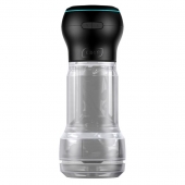 Набор PowerBlow   Feel Pocket Stroker Crystal: мастурбатор и интерактивная насадка - Kiiroo - в Батайске купить с доставкой