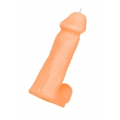 Оранжевая сувенирная свеча «Пенис» - Pecado - купить с доставкой в Батайске