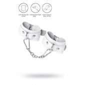 Белые узкие наручники-браслеты со скруглёнными углами - Pecado - купить с доставкой в Батайске