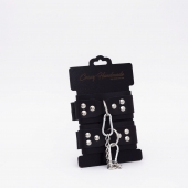 Черные кожаные наручники с регулируемыми ремешками - Crazy Handmade - купить с доставкой в Батайске