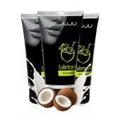 Набор из 3 съедобных лубрикантов JUJU со вкусом кокоса - JuJu - купить с доставкой в Батайске