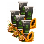 Набор из 5 съедобных лубрикантов JUJU со вкусом тропических фруктов - JuJu - купить с доставкой в Батайске