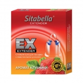 Стимулирующая насадка Sitabella Extender  Клубника - Sitabella - купить с доставкой в Батайске