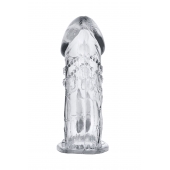 Прозрачная насадка на пенис Uco - 13 см. - A-toys - в Батайске купить с доставкой