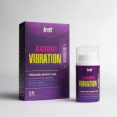 Стимулирующий гель с эффектом вибрации Blackberry Vibration - 15 мл. - INTT - купить с доставкой в Батайске