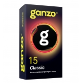 Классические презервативы с обильной смазкой Ganzo Classic - 15 шт. - Ganzo - купить с доставкой в Батайске