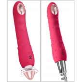 Малиновая насадка на душ с вибрацией Showers to orgasm - 20,1 см. - Orion - купить с доставкой в Батайске