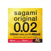 Презерватив увеличенного размера Sagami Original 0.02 XL-size - 1 шт. - Sagami - купить с доставкой в Батайске