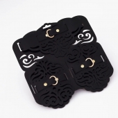 Фигурный набор для БДСМ-игр с узорами и золотистой фурнитурой - Crazy Handmade - купить с доставкой в Батайске