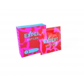 Презервативы с разогревающим эффектом Expert Hot Love - 3 шт. - Expert - купить с доставкой в Батайске