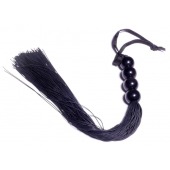 Черная силиконовая плеть - 37 см. - Boys of Toys - купить с доставкой в Батайске