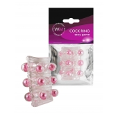 Прозрачная сквозная насадка на пенис с цветными шариками - Erowoman-Eroman - в Батайске купить с доставкой