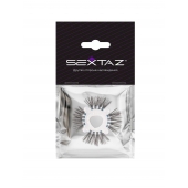 Эластичное эрекционное кольцо с черными «ресничками» - Sextaz - в Батайске купить с доставкой