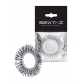 Круглое эрекционное кольцо с длинными «ресничками» - Sextaz - в Батайске купить с доставкой