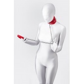 Красный ошейник с подкладкой из меха - ToyFa - купить с доставкой в Батайске