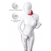 Красный ошейник с подкладкой из меха - ToyFa - купить с доставкой в Батайске