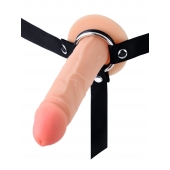 Мужской полый страпон на регулируемых ремнях - 18,5 см. - Sex Expert - купить с доставкой в Батайске