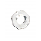 Прозрачное эрекционное кольцо в форме гайки - Sex Expert - в Батайске купить с доставкой