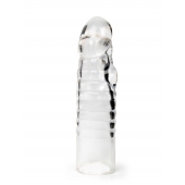 Прозрачная закрытая насадка на член - 15 см. - Sex Expert - в Батайске купить с доставкой