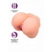 Реалистичный мастурбатор в форме попки с 2 любовными входами - No Name - в Батайске купить с доставкой