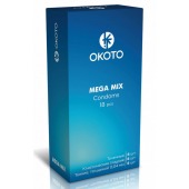 Презервативы OKOTO Mega Mix - 18 шт. - Sitabella - купить с доставкой в Батайске